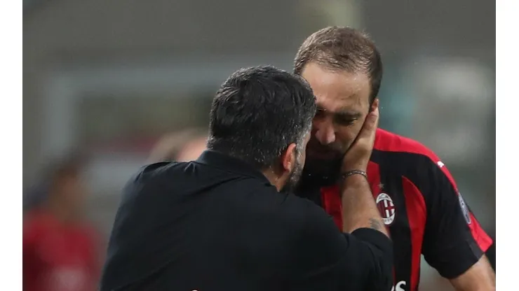 A Gattuso le preguntaron por Higuaín y lo comparó con una radio