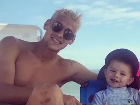 El hijo de Martínez Quarta sigue viendo la final contra Boca