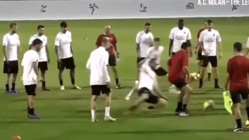 ¡Cuidado! La patada de Higuaín que dejó en el piso a Gattuso