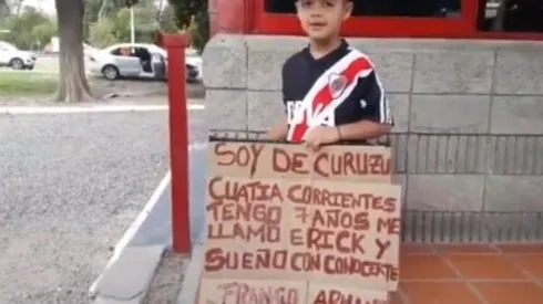 Gigante: Armani le cumplió el sueño a un pequeño fanático