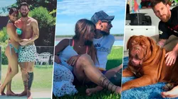 Entre fotos con Antonella Roccuzzo y su mascota, Lionel Messi nos dejó descifrar su nuevo tatuaje