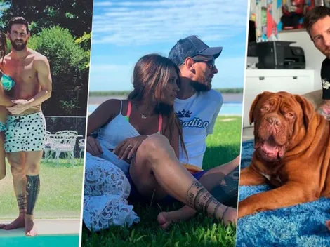 Entre fotos con Antonella Roccuzzo y su mascota, Lionel Messi nos dejó descifrar su nuevo tatuaje