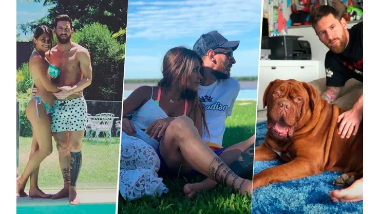 Entre fotos con Antonella Roccuzzo y su mascota, Lionel Messi nos dejó descifrar su nuevo tatuaje