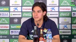 Encantado de tenerlo: Lainez llegó al Betis y le agradeció a Guardado