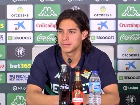 Encantado de tenerlo: Lainez llegó al Betis y le agradeció a Guardado