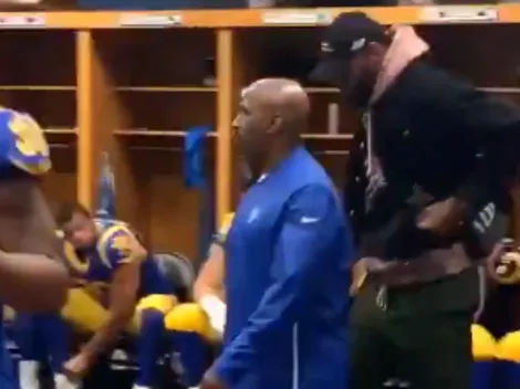 LeBron James visita el vestuario de los Rams y molesta a fanáticos de los Cowboys