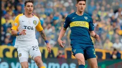 Balerdi en el partido ante Rosario Central.