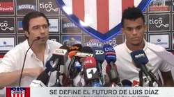 Oficial: habló el presidente de Junior junto a Luis Díaz y revelaron su futuro