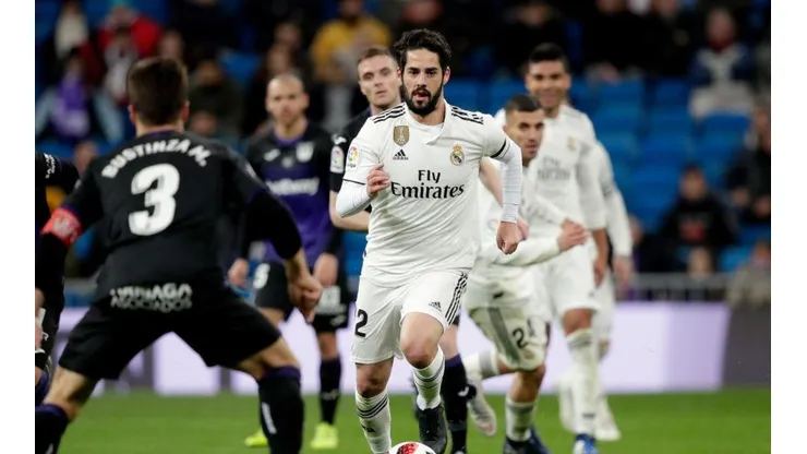Leganés vs Real Madrid por la Copa del Rey.