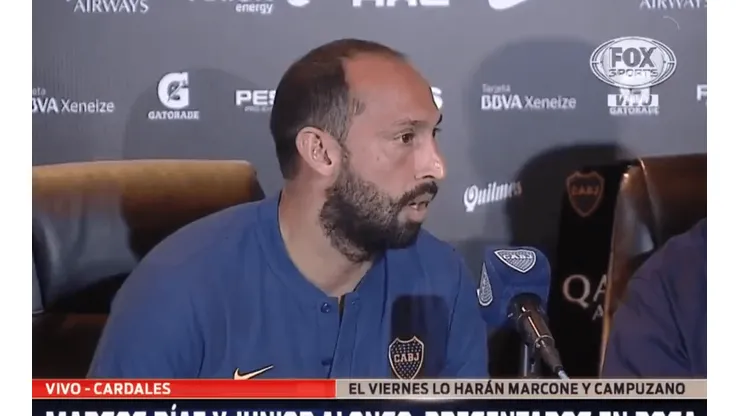No podemos más: a Marcos Díaz le preguntaron si era un sueño jugar en Boca y dijo que no