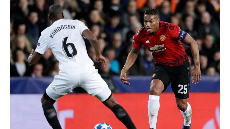 Antonio Valencia en Manchester United.