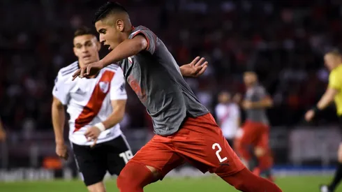 Alan Franco con la camiseta de Independiente.