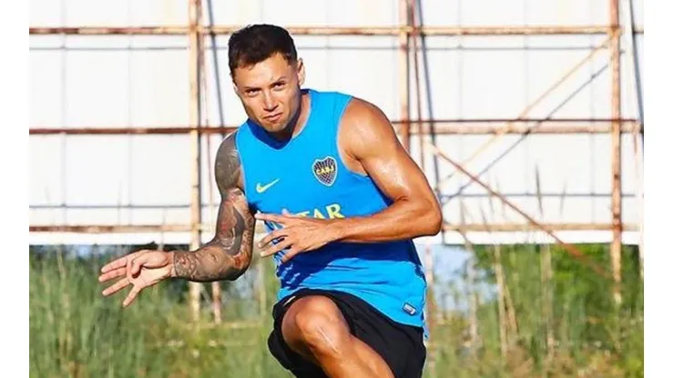 Feliz: así vive Mauro Zárate la pretemporada de Boca
