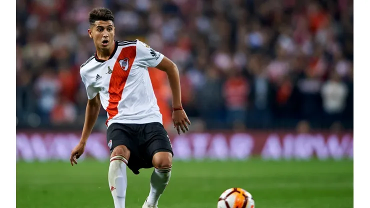 Exequiel Palacios en la final de la Copa Libertadores