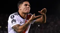 Juan Fernando Quintero festejando en River.