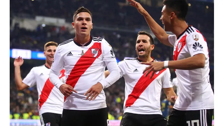 Foto de Juan Fernando Quintero gritando su gol.
