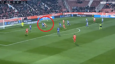 Controló y tiró una chilena preciosa: Stuani hizo el gol del fin de semana