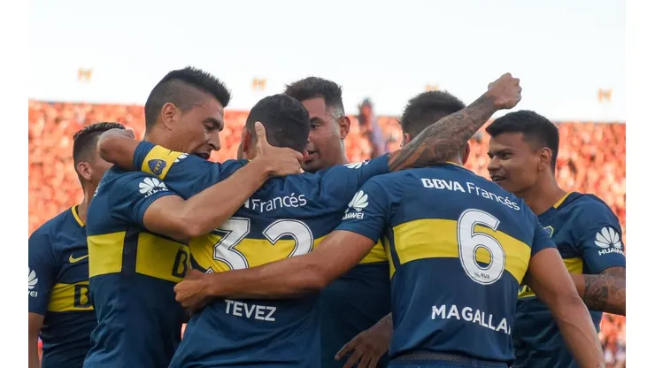 Boca, en su última visita a la cancha de San Lorenzo.