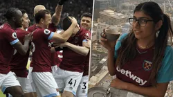 No fue un partido más: actriz de cine para adultos fue a ver el West Ham vs Arsenal
