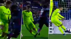 Jugadón de Suárez y gol de Coutinho.