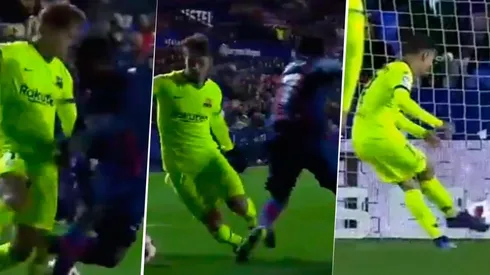 Jugadón de Suárez y gol de Coutinho.