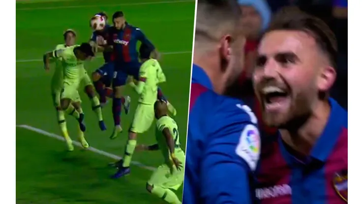 Barcelona puso suplentes y Levante a los 17 minutos le ganaba 2-0