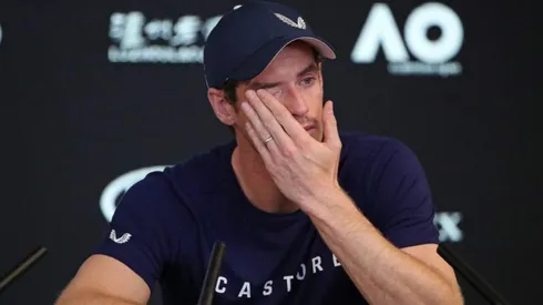 Murray, emocionado en la conferencia.