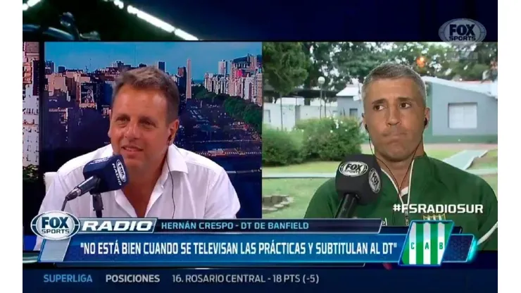 Crespo y un palito para su exDT.