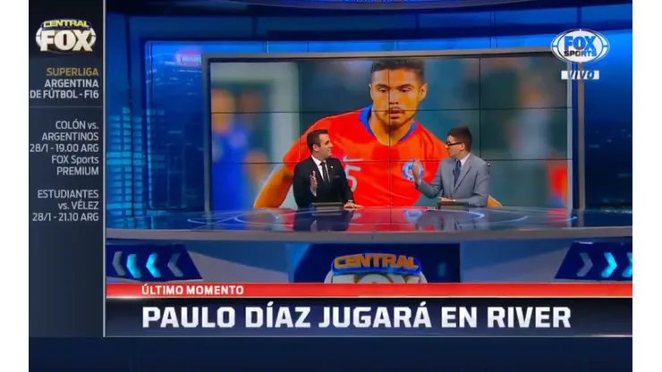 FOX Sports: Paulo Díaz tiene todo arreglado y jugará en River