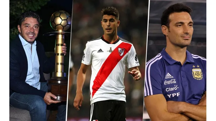Palacios comparó a Gallardo con Scaloni: "Son bastante parecidos"