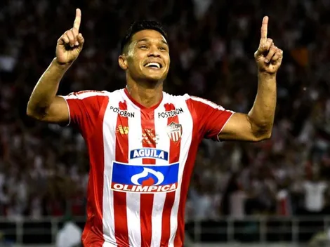 Teo Gutiérrez jugó para River y aconsejó Luis Díaz