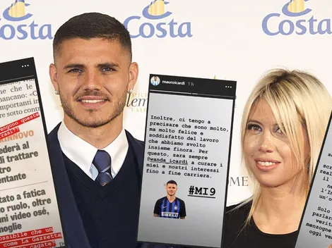 Mauro se cansó, se la pudrió a un medio de Italia, salió a bancar a Wanda y disparó contra el Inter