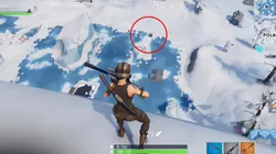 Desliza más de 150m un disco de hielo de un solo lanzamiento en Fortnite