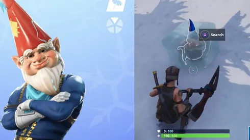 Donde están los gnomos congelados en Fortnite