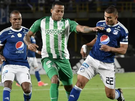 Qué canal transmite el amistoso entre Millonarios y Atlético Nacional