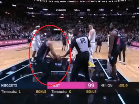 ¡Se volvió loco! Fanático borracho se mete en la cancha en el Nuggets - Heat