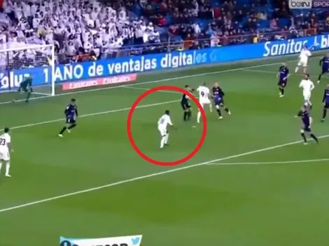 Así se le pega de volea: golazo de Vinicius Junior para Real Madrid