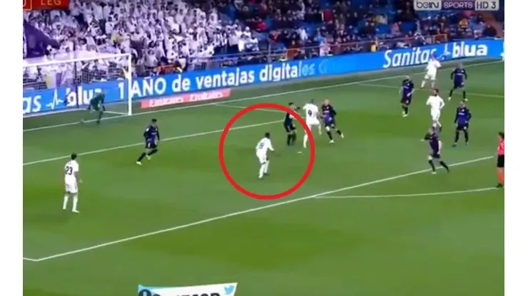 Así se le pega de volea: golazo de Vinicius Junior para Real Madrid