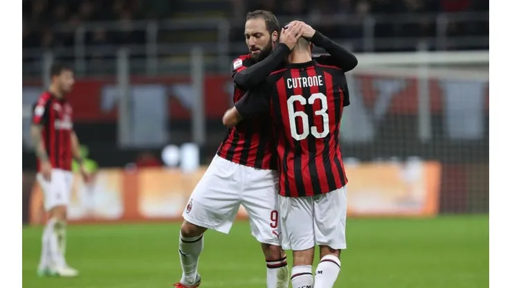 Sampdoria vs Milan por la Copa Italia.
