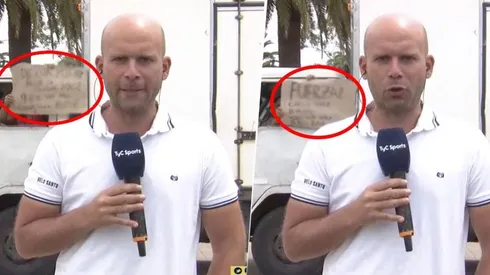 Épico: TyC Sports estaba en vivo y pasó un camión trolleando a Boca