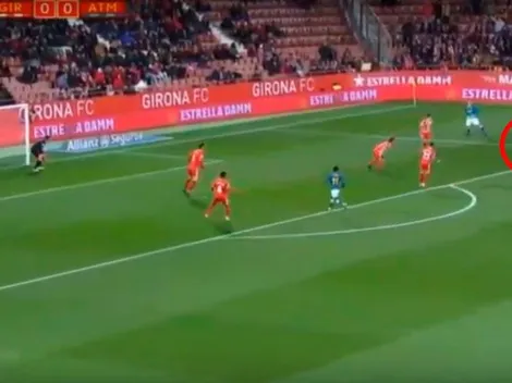 Golazo: Griezmann la agarró de primera y clavó la pelota lo más al ángulo posible