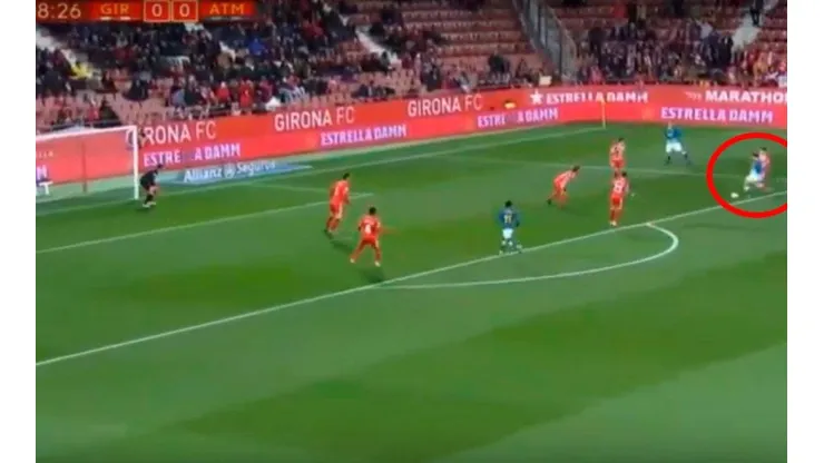 Golazo: Griezmann la agarró de primera y clavó la pelota lo más al ángulo posible