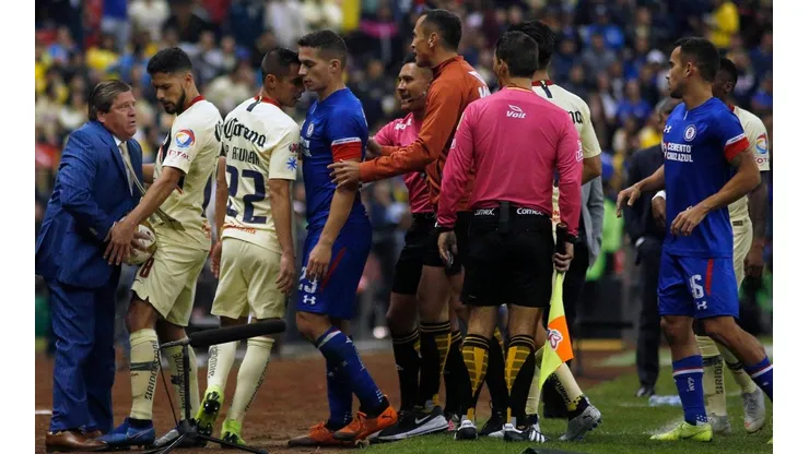 Foto de la final entre Cruz Azul y América.