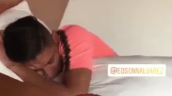 Mateus Uribe hizo una broma muy particular.