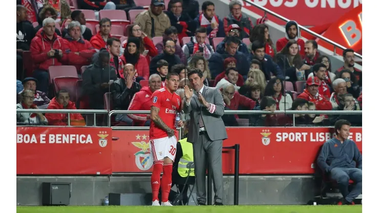 Foto de Nicolás Castilo, delantero de Benfica.