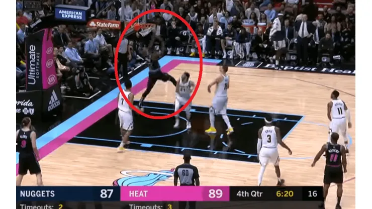 Asistencia de Wade y Bam Adebayo vuelca el balón de espaldas