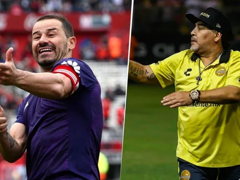 "Esto es fútbol": la respuesta de Mora al mensaje de Maradona tras su retiro