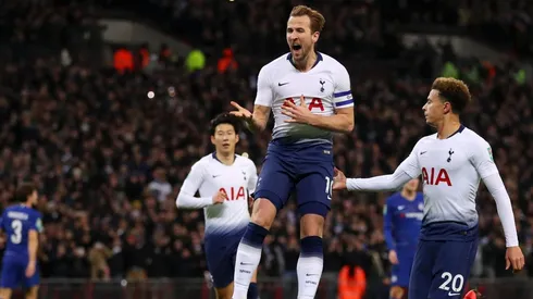 Kane anotó el gol de la victoria para el Tottenham
