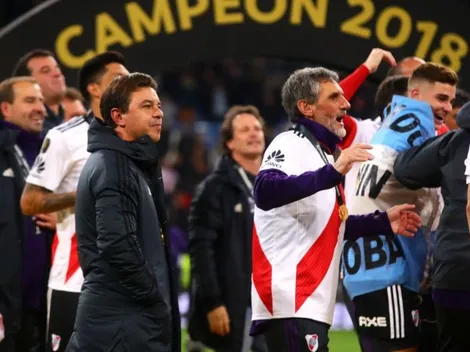 Ya se fue de River pero no duda: "Gallardo fue el mejor técnico que tuve"