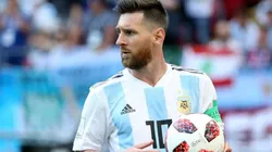Messi en su último partido en la Selección Argentina.